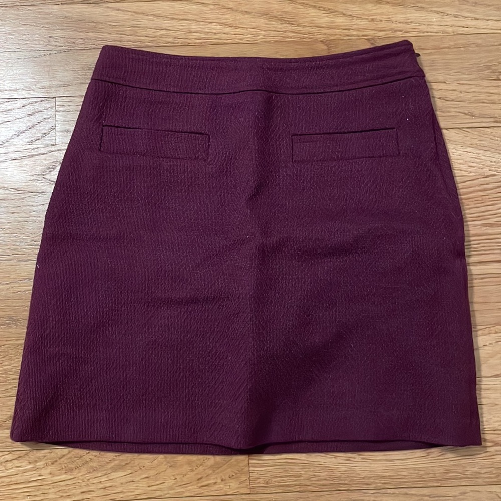 LOFT herringbone shift skirt - Picture 2 of 8